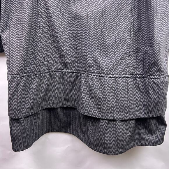 Athleta Shelter Cove Jacket, Gray Herringbone, Softshell, Hooded Rain Coat - Picture 15 of 15